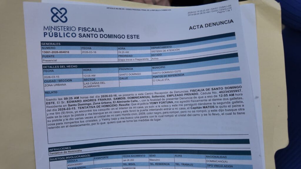 Denuncian presunto abuso policial y agresión contra familia en el sector El Almirante - Noticias de hoy en República Dominicana | De Último Minuto