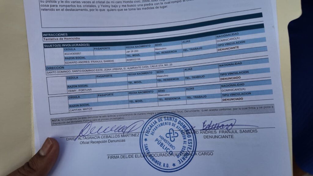 Denuncian presunto abuso policial y agresión contra familia en el sector El Almirante - Noticias de hoy en República Dominicana | De Último Minuto