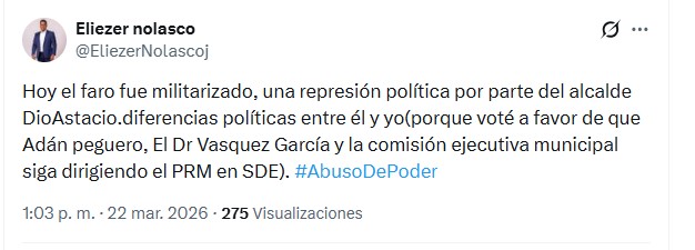 Gobernador del Faro a Colón denuncia militarización del monumento por parte de alcalde Dio Astacio | 2 | Gobernador del Faro a Colón denuncia militarización del monumento por parte de alcalde Dio Astacio - Noticias de hoy en República Dominicana | De Último Minuto