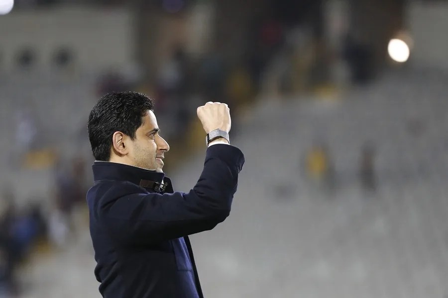 El presidente del PSG, el catarí Nasser Al-Khelaifi. 