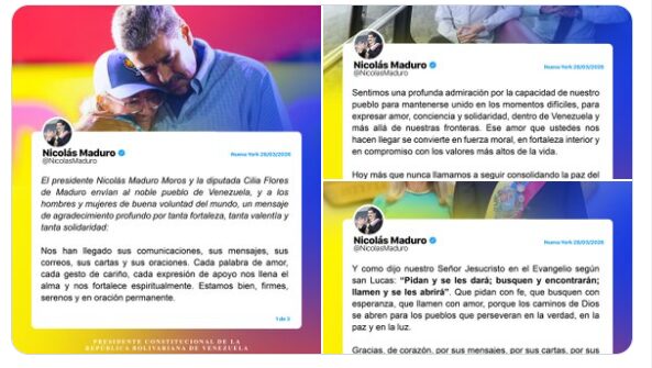 Maduro llama a la paz y la unión de Venezuela dos días después de su audiencia de juicio | 2 | Maduro llama a la paz y la unión de Venezuela dos días después de su audiencia de juicio - Noticias de hoy en República Dominicana | De Último Minuto