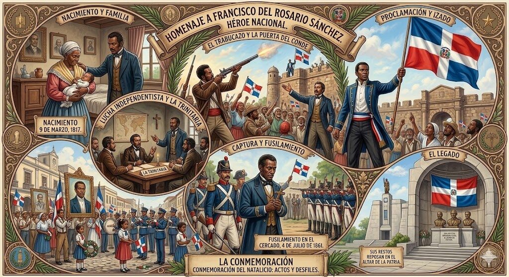 Natalicio de Francisco del Rosario Sánchez - Noticias de hoy en República Dominicana | De Último Minuto