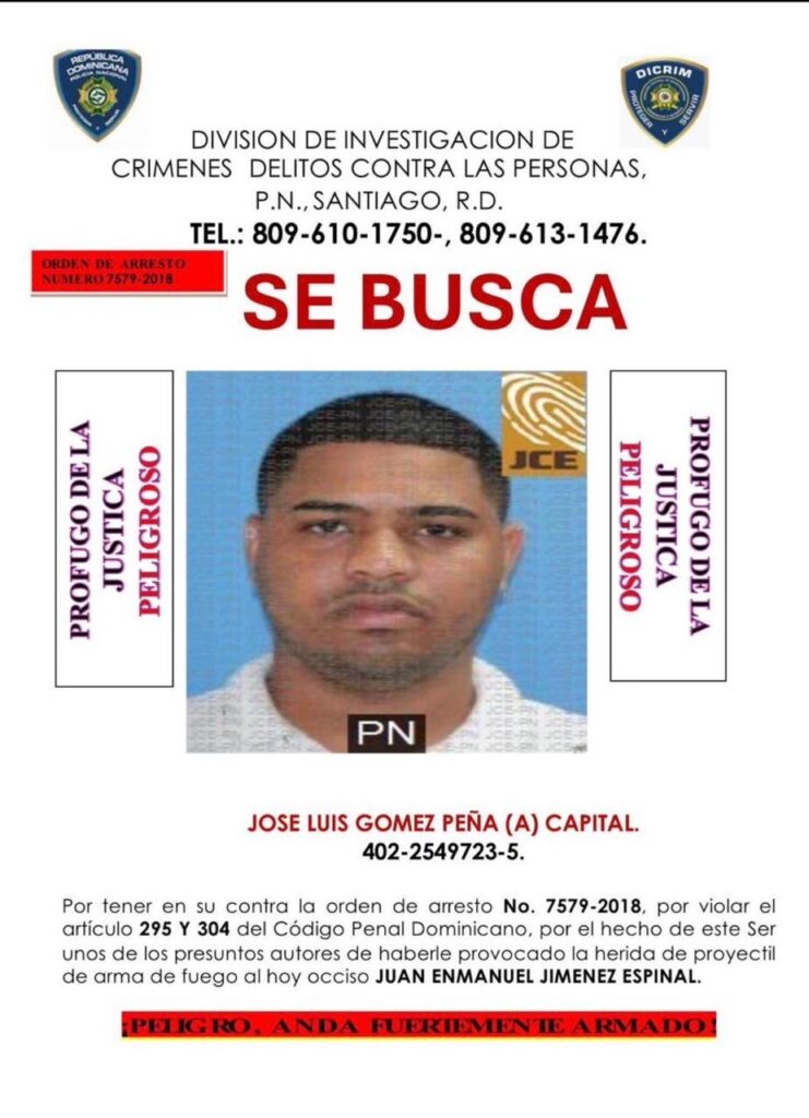 Capturan a “El Capital”, prófugo por homicidio ocurrido en 2018 en Santiago | 2 | Capturan a “El Capital”, prófugo por homicidio ocurrido en 2018 en Santiago - Noticias de hoy en República Dominicana | De Último Minuto