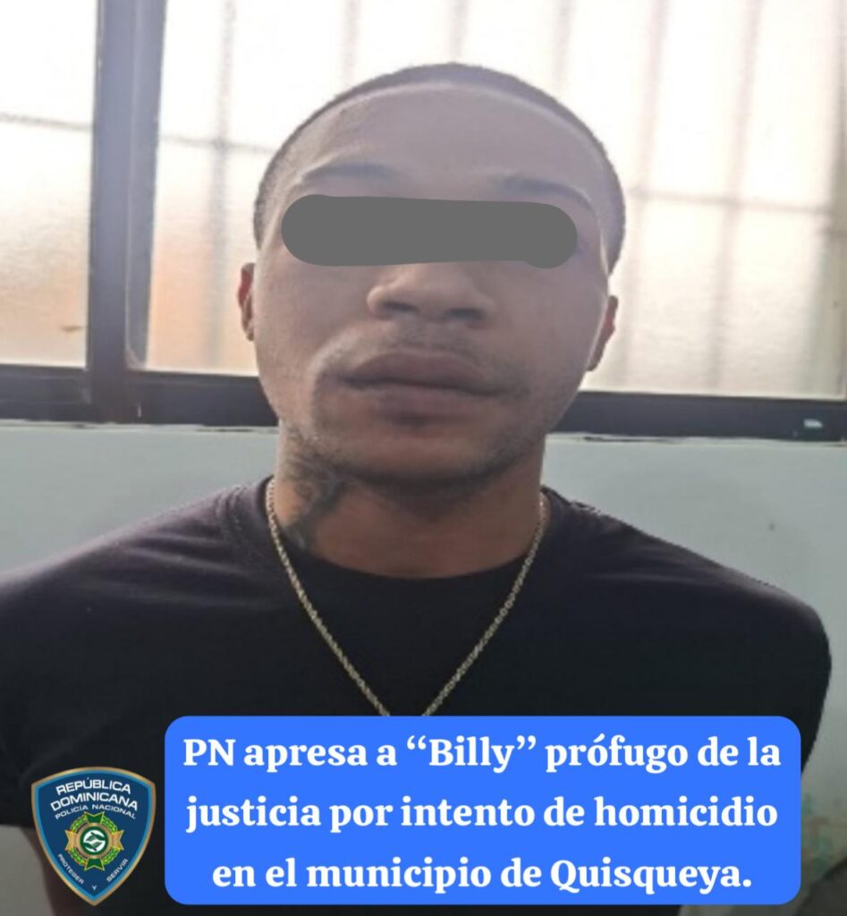PN apresa a “Billy”, prófugo de la justicia por intento de homicidio en el municipio de Quisqueya | 2 | PN apresa a “Billy”, prófugo de la justicia por intento de homicidio en el municipio de Quisqueya