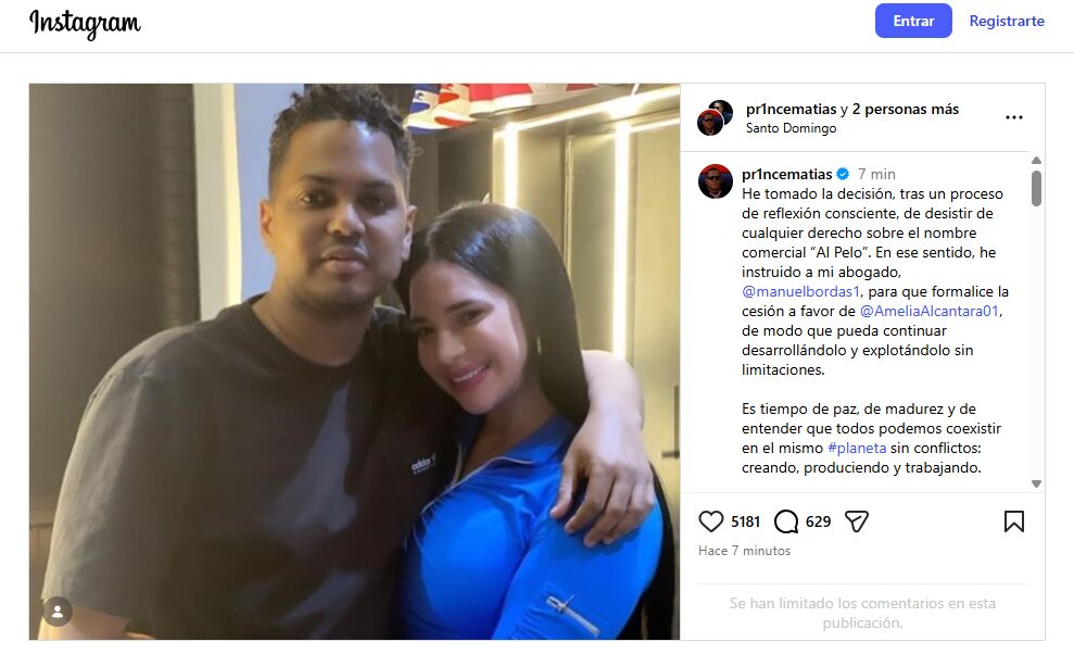 Santiago Matías cederá el nombre comercial “Al Pelo” a Amelia Alcántara - Noticias de hoy en República Dominicana | De Último Minuto
