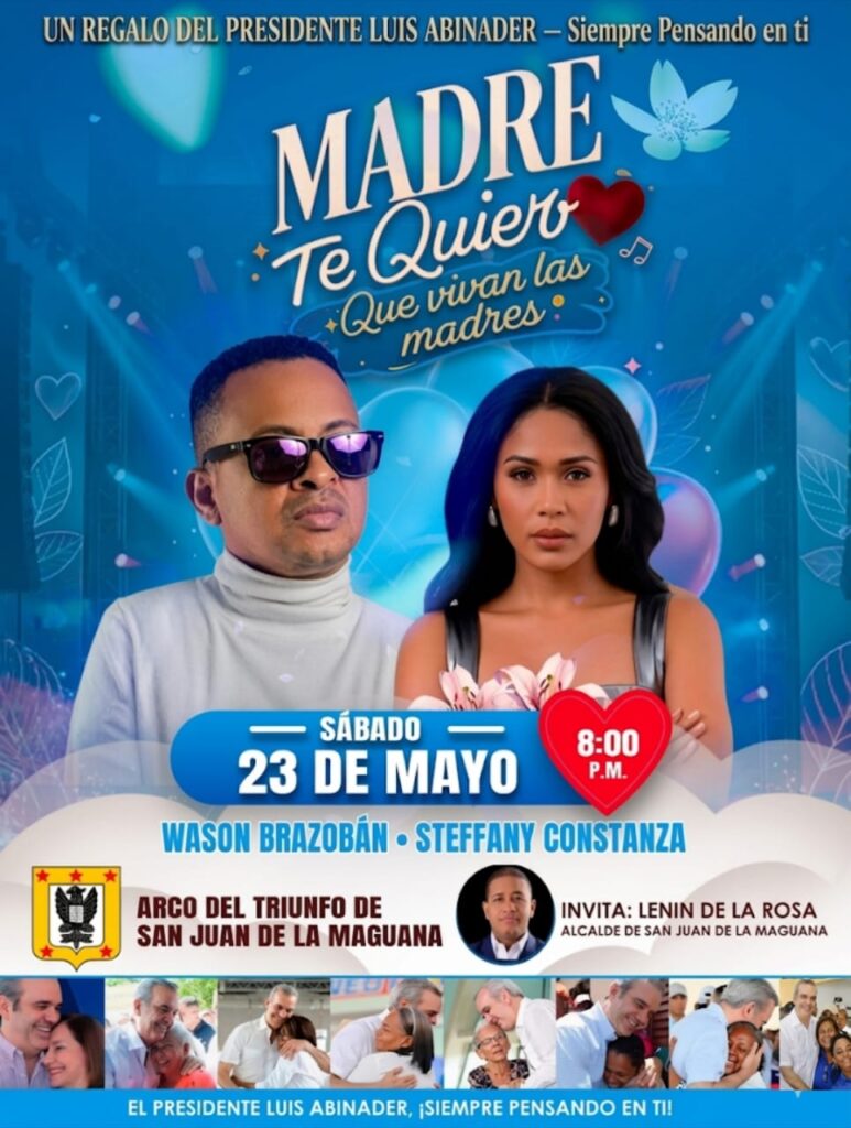 Gran celebración por el Día de las Madres reunirá a 20 estrellas de la música nacional en 6 pueblos del sur | 3 | Gran celebración por el Día de las Madres reunirá a 20 estrellas de la música nacional en 6 pueblos del sur - Noticias de hoy en República Dominicana | De Último Minuto