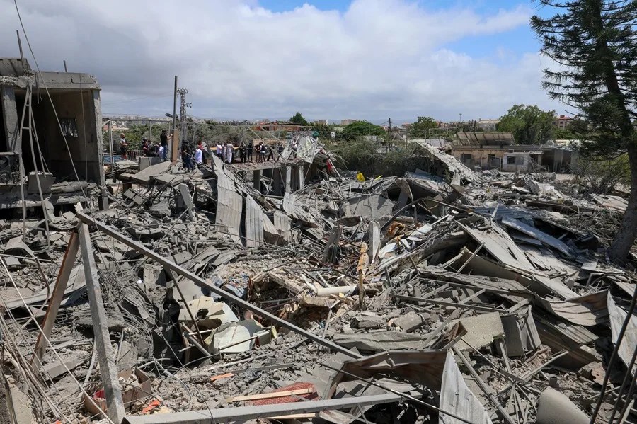 Sube a 3.151 el número de muertos en el Líbano desde el inicio de la ofensiva israelí | 3 | Daños tras un ataque aéreo israelí en la aldea de Maashouk