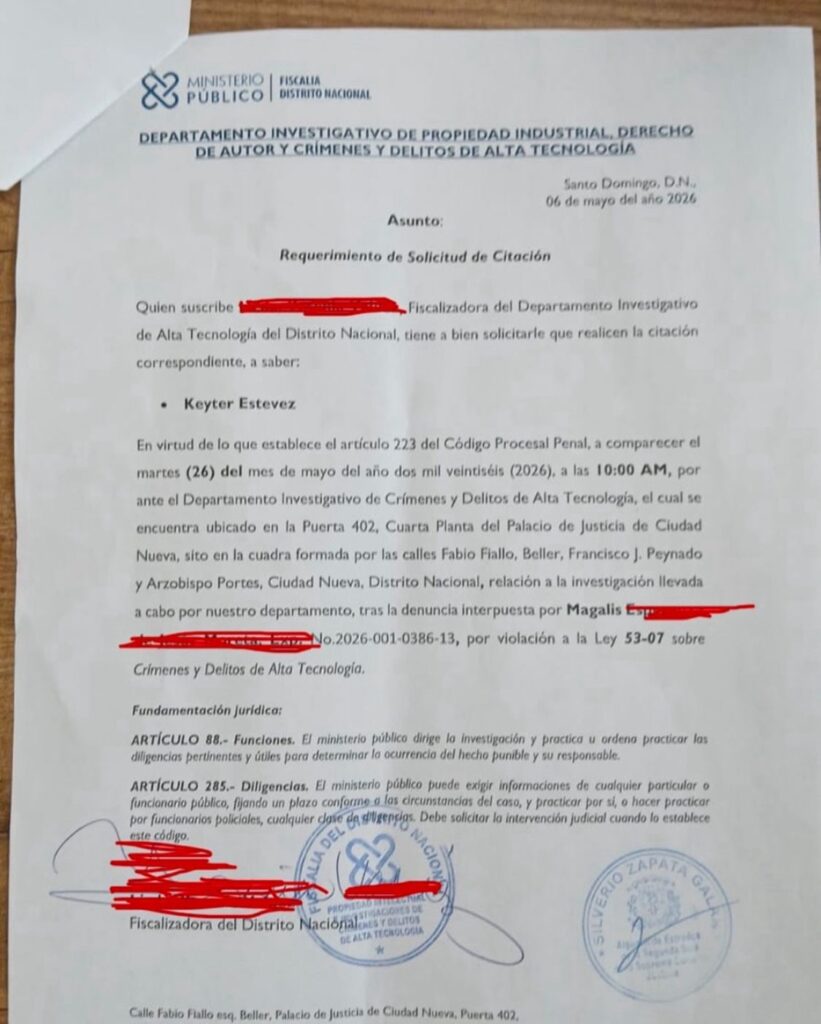 Magali Febles cita al diseñador Keyther Estevez por presunta difamación - Noticias de hoy en República Dominicana | De Último Minuto
