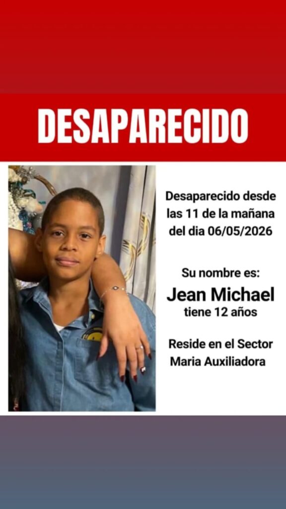 Buscan adolescente de 12 años reportado como desaparecido en María Auxiliadora | 2 | Buscan adolescente de 12 años reportado como desaparecido en María Auxiliadora