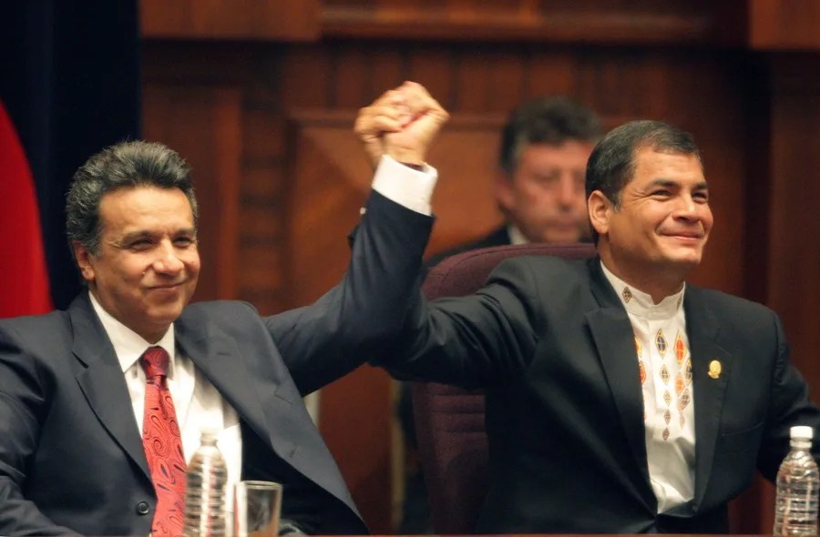 El expresidente de Ecuador Lenín Moreno niega sobornos y acuerdos con el Gobierno de Noboa