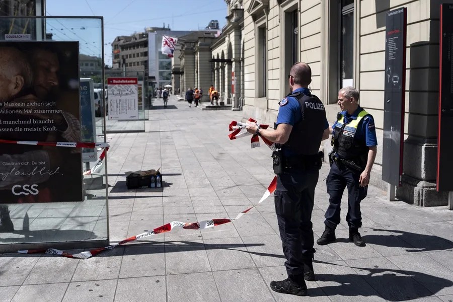 Ataque con arma blanca en una estación de tren en Suiza