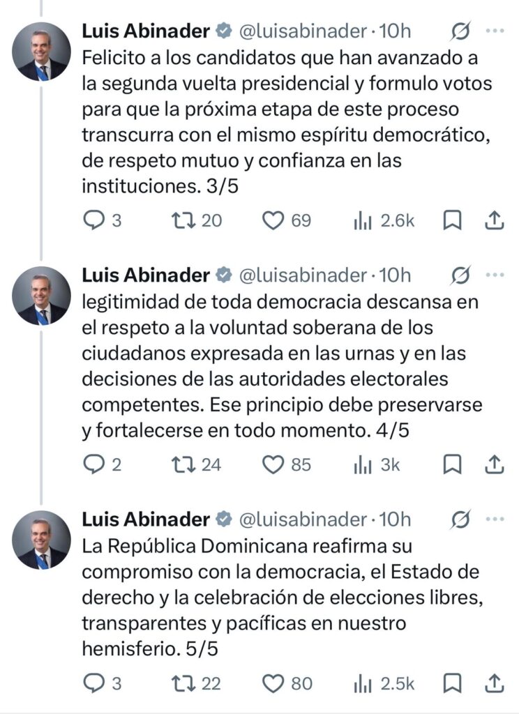 Presidente Abinader felicita a Colombia por su jornada electoral y reafirma el compromiso democrático de la región | 3 | Presidente Abinader felicita a Colombia por su jornada electoral y reafirma el compromiso democrático de la región - Noticias de hoy en República Dominicana | De Último Minuto
