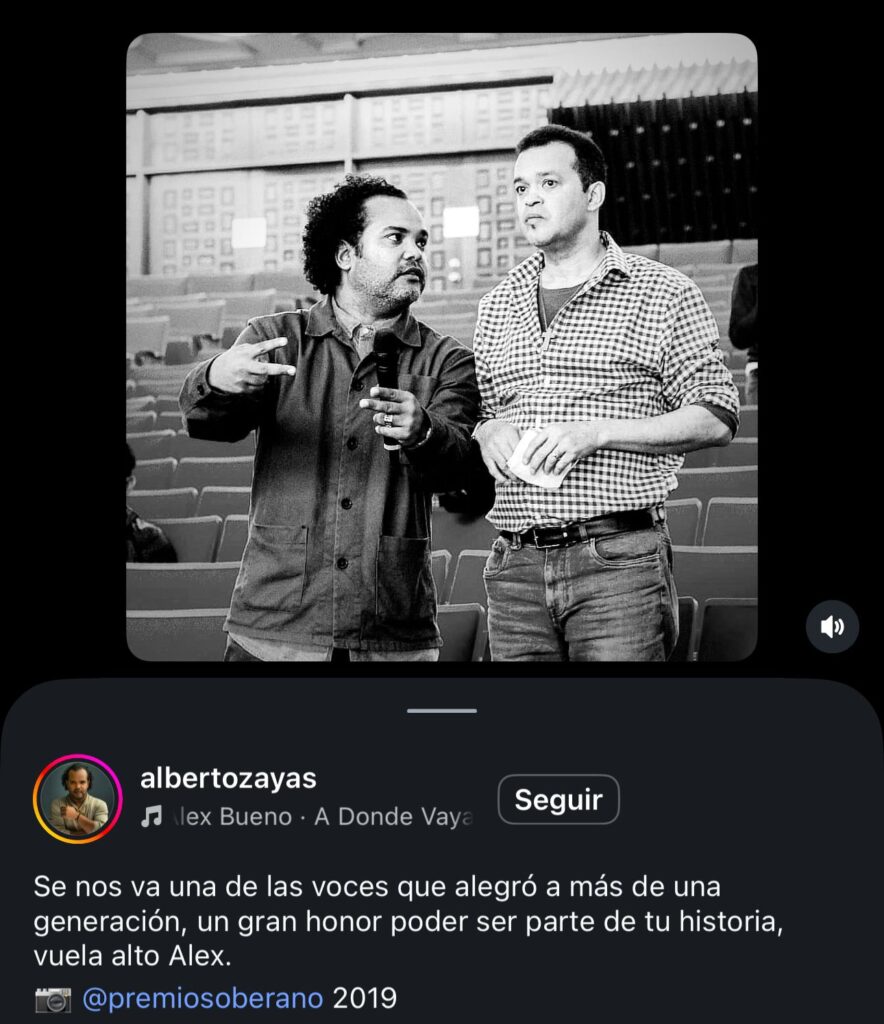 Conmoción y luto en la música latina: consternación de artistas ante el fallecimiento de Alex Bueno | 19 | Conmoción y luto en la música latina: consternación de artistas ante el fallecimiento de Alex Bueno - Noticias de hoy en República Dominicana | De Último Minuto