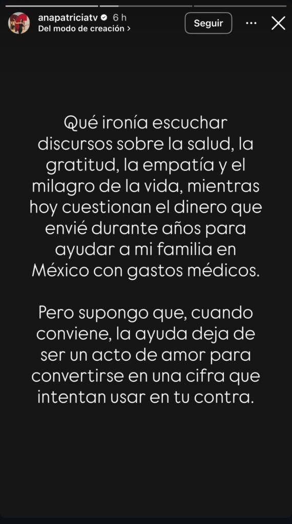 El mensaje de Ana Patricia que aseguran es una indirecta a su ex cuñada Karla Martínez | 1 | El mensaje de Ana Patricia que aseguran es una indirecta a su ex cuñada Karla Martínez - Noticias de hoy en República Dominicana | De Último Minuto