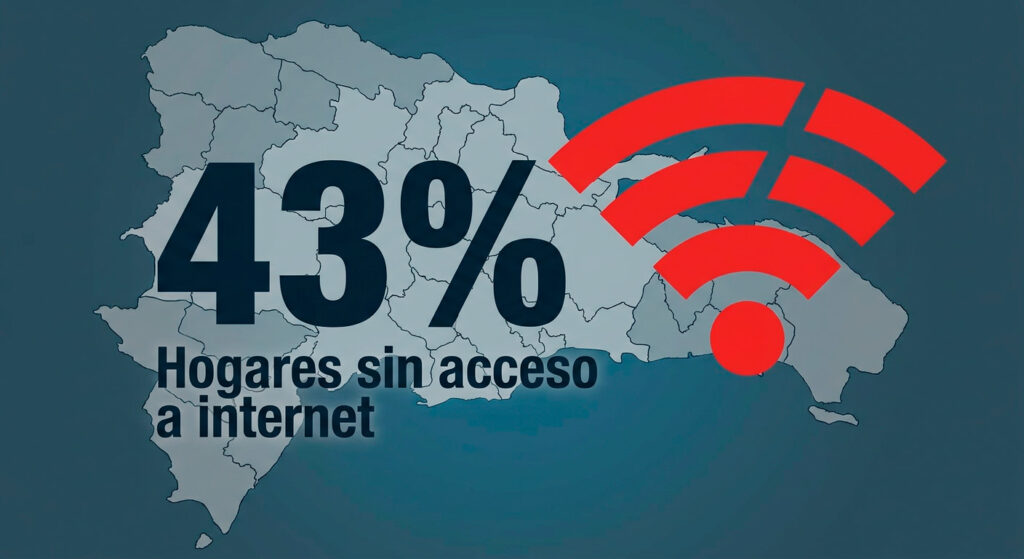 Más del 43 % de los hogares dominicanos aún no tiene acceso a internet | 1 | Más del 43 % de los hogares dominicanos aún no tiene acceso a internet 2