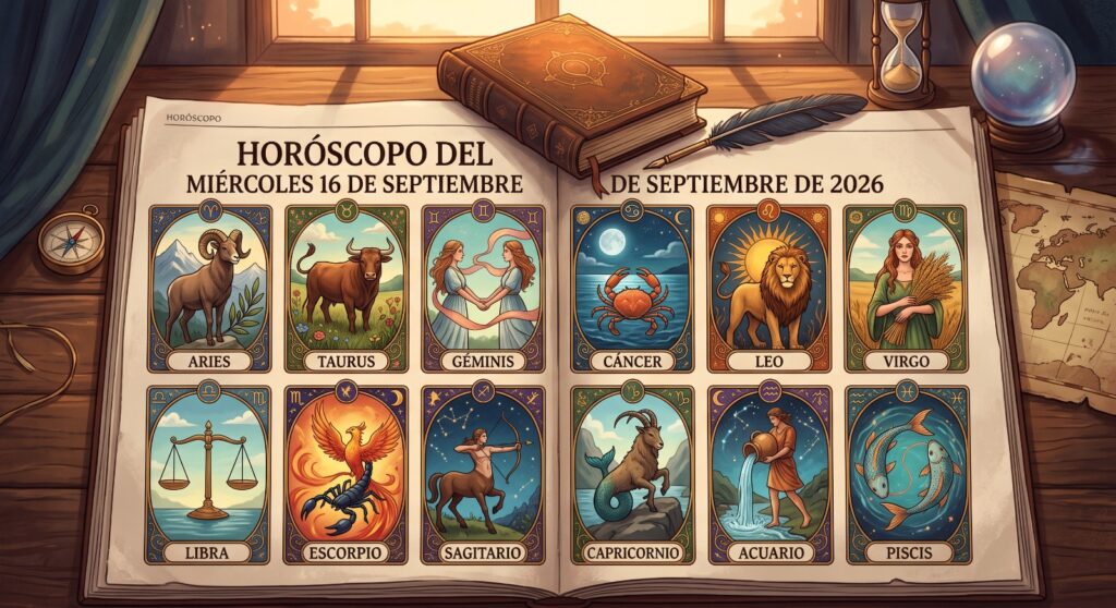 Horóscopo del 16 de septiembre 2026: predicciones y número de la suerte