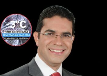 Por tercer día consecutivo, temperatura bajo cero en Valle Nuevo, Constanza