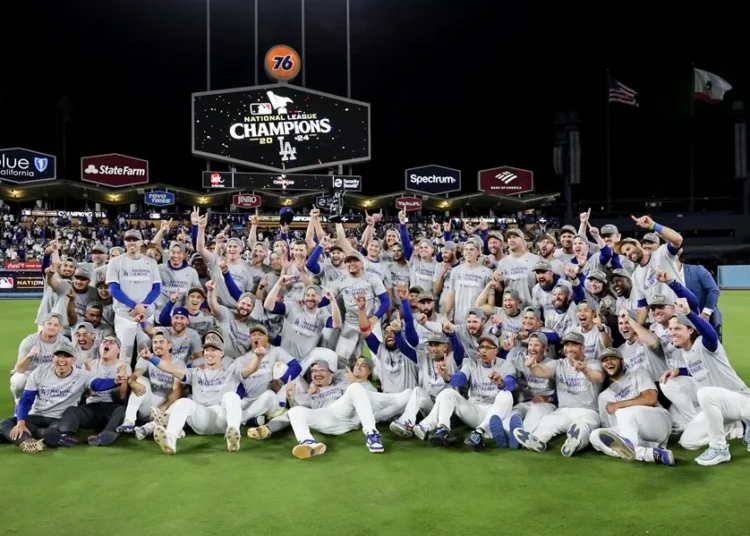 Dodgers logran récord de beneficios de 129,1 millones de dólares en la postemporada de la MLB