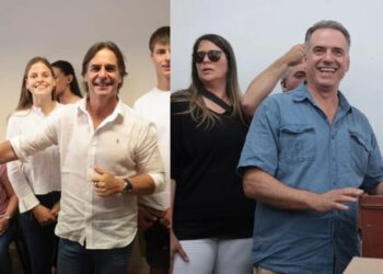 Candidatos presidenciales de Uruguay Yamandú Orsi y Álvaro Delgado acuden a las urnas en segunda vuelta
