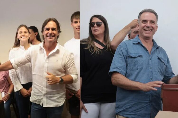 Candidatos presidenciales de Uruguay Yamandú Orsi y Álvaro Delgado acuden a las urnas en segunda vuelta