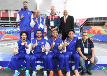 Equipo masculino baloncesto 3×3 de RD, oro en Bolivarianos Ayacucho