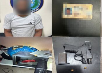 PN y Ministerio Público decomisan armas de fuego en allanamiento realizado en La Vega