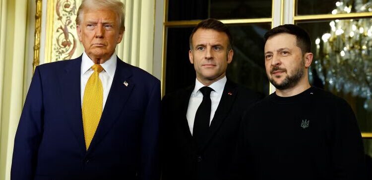 Trump se reúne con Zelenski en el Elíseo, en un encuentro organizado por Macron