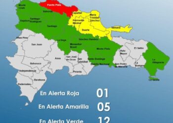 Comunidades de Puerta Plata se mantienen incomunicadas debido a fuertes lluvias