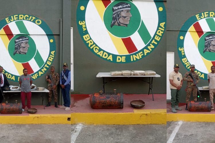 Ejército ocupa 10 pacas de marihuana dentro de dos tanques de gas en San Juan