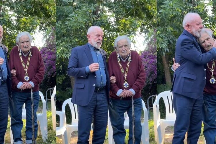 Lula condecora a su amigo Mujica: «Un hermano no se escoge, pero un compañero sí»