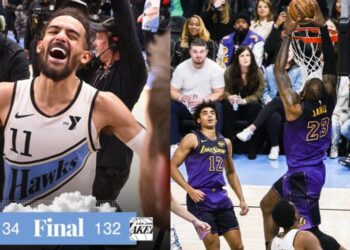 134-132 Trae Young fulmina a los Lakers y frustra el triple doble de LeBron James