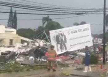 Explosión destruye oficina de abogados en Sosúa