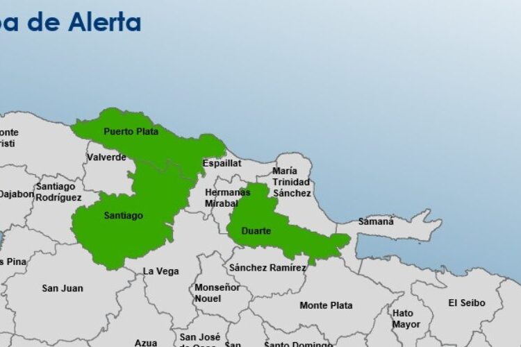 COE mantiene 03 provincias en alerta verde