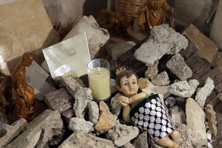 La urbe palestina de Belén afronta su segunda Navidad apagada por la guerra en Gaza