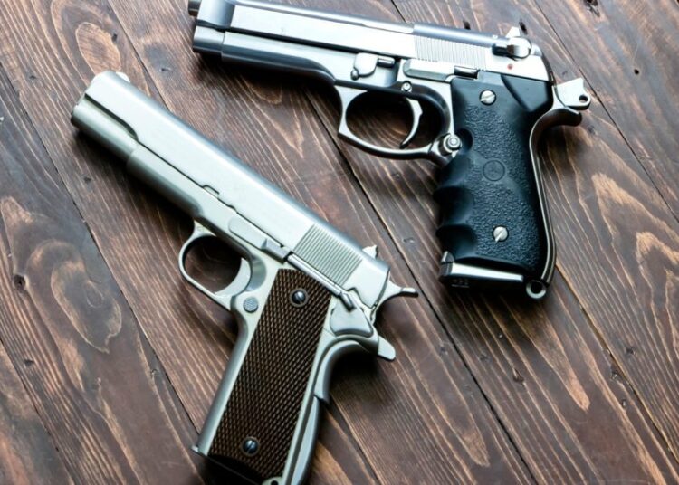 Precios de armas de fuego oscilan entre un millón y 240 mil pesos en RD