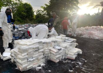 Procuradora Miriam Germán encabeza quema histórica de 9.8 toneladas de droga incautada en Caucedo