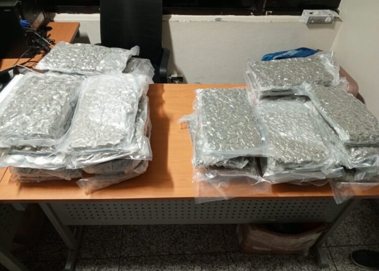 Arrestan dos hombres en Aeropuerto Internacional Las Américas con 35 paquetes de marihuana