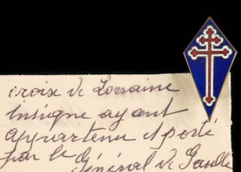 Recuerdos y escritos personales de Charles De Gaulle se subastan por casi 6 millones de euros