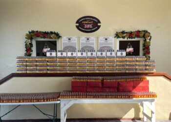 CESFRONT decomisa 365,460 unidades de cigarrillos durante operativos en la frontera