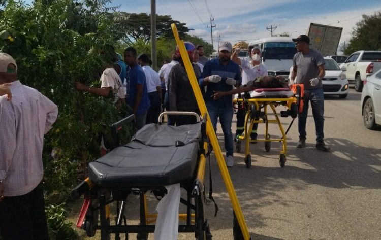 DGM investiga accidente de un vehículo de la institución en el que un dominicano falleció y varios resultaron heridos