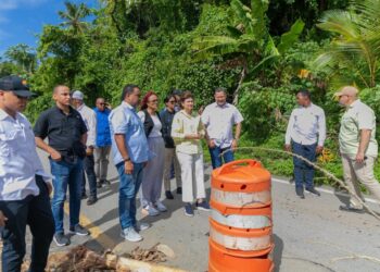 Raquel Peña dispone asistencia rápida e inmediata para los afectados por lluvias en Samaná
