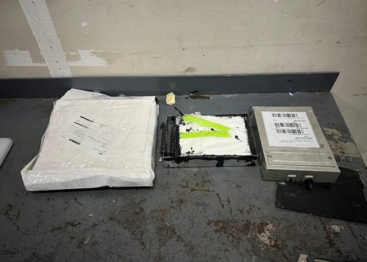 Decomisan láminas con cocaína en el Instituto Postal que serían enviadas a EEUU