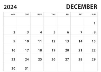 Agenda del día, lunes 23 de diciembre del 2024