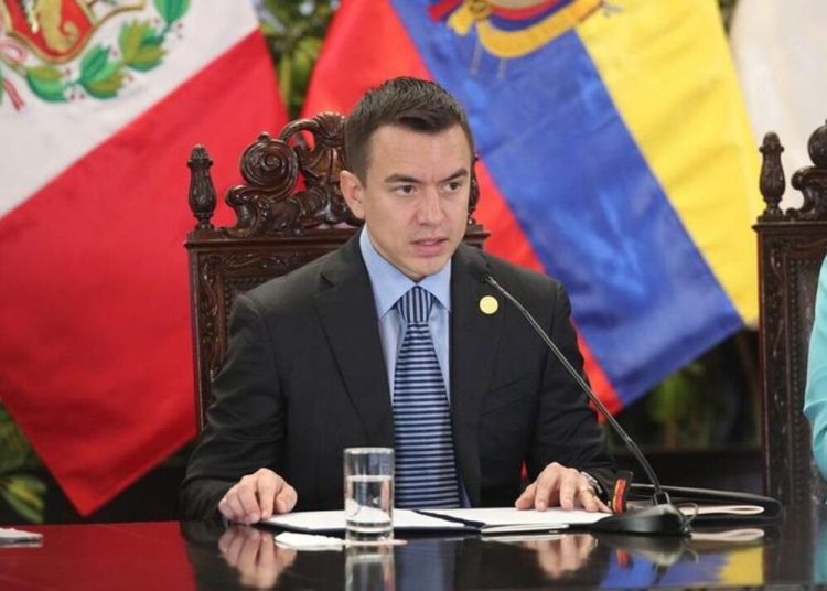 Vicepresidenta de Ecuador pide a entes de control actuar contra Noboa por «posible delito»