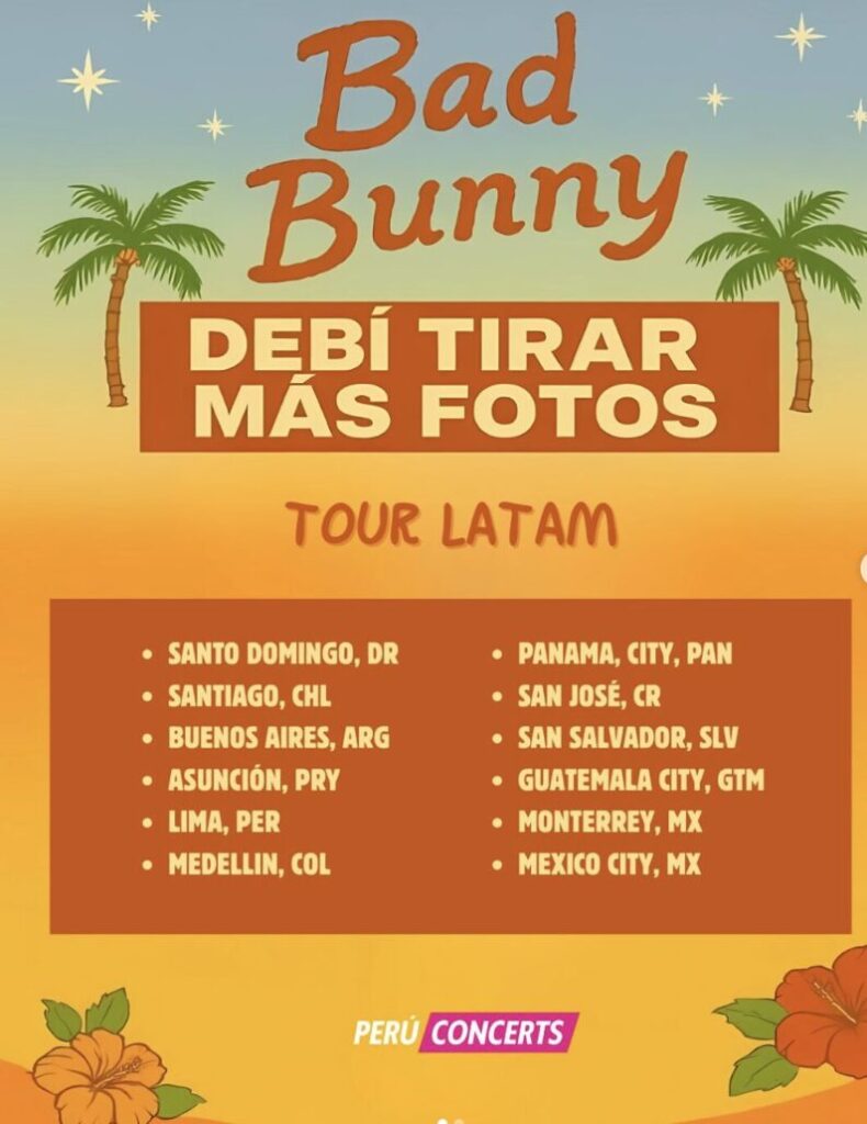 Bad Bunny podría iniciar su tour por Latinoamérica en RD luego de su residencia en Puerto Rico | 1 | Bad Bunny iniciará su gira