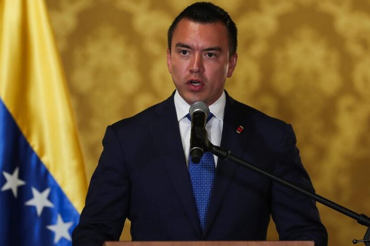 Noboa asumirá un nuevo mandato en Ecuador con apoyo en la Asamblea Nacional