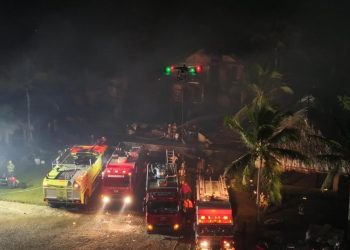 Drones del 9-1-1 con cámaras térmicas apoyaron labores de extinción de incendio en Cap Cana