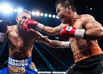 Manny Pacquiao empata con Mario Barrios, quien retiene título welter del CMB