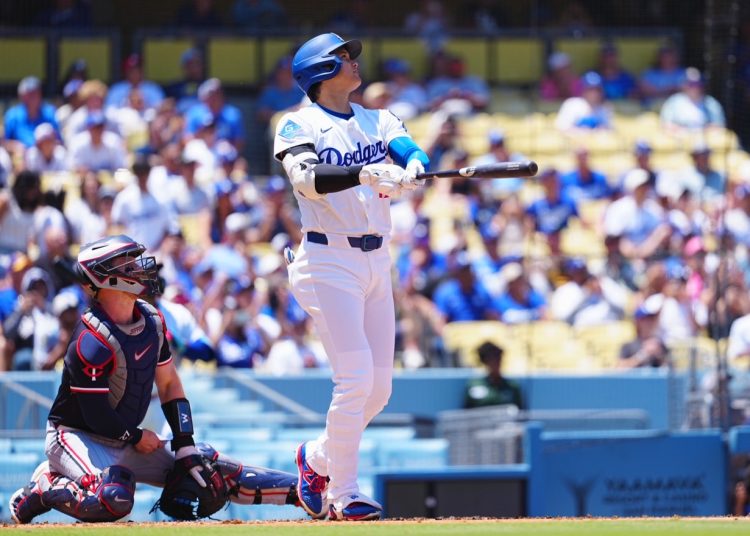 Ohtani empata récord con 5 HR seguidos y Dodgers ganan con walk-off