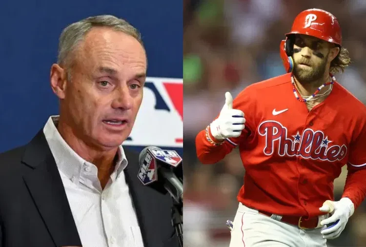 Bryce Harper encara a Rob Manfred por posibles cambios económicos en MLB